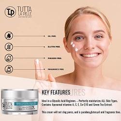 Glycolic Acid Cream 20% AHA Facial Cream, Vitamin Complex – Acne Cream, q10 Anti Aging wrinkle cream, KP - Keratosis pilaris/Fine Line Cream - Day and Night Cream - Oil Free - Renew & Nourish 1.6 oz