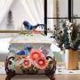 Cereal Containers Ceramic Canister, Rice Cylinder Flour Jar, Kitchen Decoration Crafts Containers