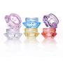 Wowlife 60Pcs 5 Gram/5 ML Cosmetic Sample Empty Container Diamond Plastic Jars for Cream, Eye Shadow, Nails, Powder, Jewelry, Lip balms, Toners
