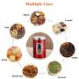 Airtight Food Storage Containers Stainless Steel Canister Jars for Kitchen Counter with Lids,Pantry Organization and Storage for Tea Snacks Sugar,Red 53oz