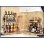 LYNNTLJ Spice Racks,Multi-Layer Stainless Steel Kitchen Seasoning Rack,for Spice Jar and Bottle Storage,Space-Saving/Silver / 50x42cm LYNNTLJ Spice Racks,Multi-Layer Stainless Steel Kitchen Seasoning Rack,for Spice Jar and Bottle Storage,Space-Saving/Silver / 50x42cm