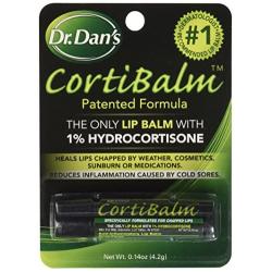 Dr. Dans Cortibalm Lip Balm, 6 Count