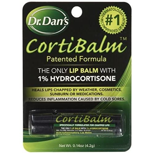 Dr. Dans Cortibalm Lip Balm, 6 Count