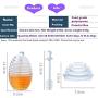 Plastic Honey Pot Jars For Storage Breakfast Jam Seasoning Set Castor Box With Stirring Stick Spices Oil Bottle