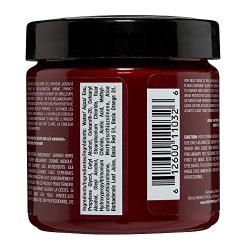 Manic Panic Vampire Red Hair Dye - Classic High Voltage - Semi Permanent Hair Color - Deep Blood Red Shade With Burgundy Tones - For Dark & Light Hair - Vegan, PPD & Ammonia-Free - For Coloring Hair