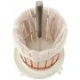 Fruit Wine Press 3.2 Gallon Cider Apple Grape Crusher Juice Maker With Solid Wood Basket
