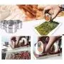 BESTOMZ Spice Jars Stainless Steel Storage Jars 6pcs Small Bottles and Rack BESTOMZ Spice Jars Stainless Steel Storage Jars 6pcs Small Bottles and Rack
