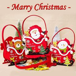 Best Quality Brand Cute Santa Claus Deer Bear Snowman Christmas Candy Bag Can Decor, Christmas Felt Stocking - Christmas Reindeer Fabric, Christmas Shirt, Funny Socks Men, Snowmen Heads