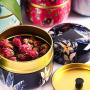 Ibnotuiy 6PCS Tinplate Mini Tea Coffee Storage Tins Creative Portable Food Storage Container for Tea Candy (Random Color)