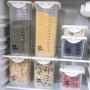 Baiwka Food Storage Container With Lids,Airtight Kitchen Storage Jars,Stackable Durable Kitchen Cereal Container For Dry Fresh Food Storage,BPA Free Dispenser