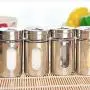 Stainless Steel Spice Shaker Jar Sugar Salt Pepper Herbs Toothpick Storage Bottle Bbq Spice Storage Bottle Kitchen Tool,A Stainless Steel Spice Shaker Jar Sugar Salt Pepper Herbs Toothpick Storage Bottle Bbq Spice Storage Bottle Kitchen Tool,A