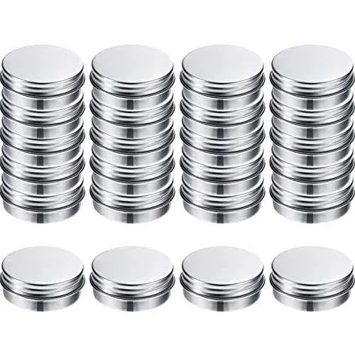 Lot de 30 Pots en Aluminium 1/2 oz avec Bouchon à Vis Vide – Contenants Remplissables Lot de 30 Pots en Aluminium 1/2 oz avec Bouchon à Vis Vide – Contenants Remplissables