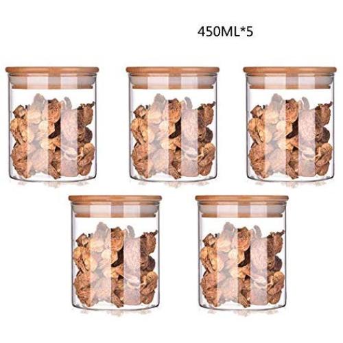 Glass Sealed Jars, Moisture-Proof Kitchen Food Containers, Storage Of Spices/Pasta/Oatmeal/Coffee Beans