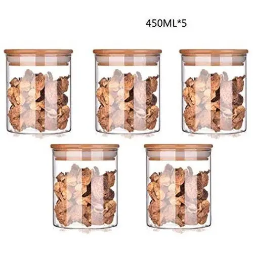 Glass Sealed Jars, Moisture-Proof Kitchen Food Containers, Storage Of Spices/Pasta/Oatmeal/Coffee Beans