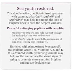 DERMA-E advanced Peptide & Collagen Eye Cream, White, 0.5 Ounce