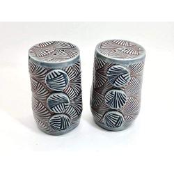 Salt and Pepper Shakers - Ceramic Spice Jars - Spice Storage Containers - Kitchen Decor