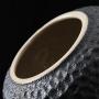Honeycomb Grain Ceramic Tea Can Kitchen White Mini Seal Wooden Lid Seasoning Jar Nordic Red Simple Coffee Candy Storage Tank Condiment bottles (Color : 3)