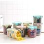Kitchen Transparent Food Preservation Sealed Cans Kitchen Snack Storage Tank Spices Bean Tea Grain Storage Box Seal Pot with Lid