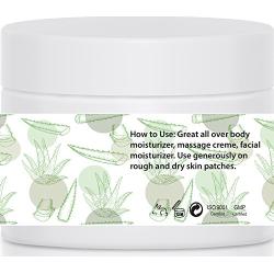 NY Faces Aloe Vera Cream -120 ml - 100% Organic Aloe & All Natural, Reduce Inflammation, After Sun explosure - Ph Balanced Cream Helps To Soften Your Skin And Keeps It Smooth And Glowing