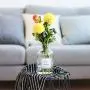 Bouteille de Rangement en Verre Gris Scandinave Européen Transparente, Organisateur de Bureau, Conteneur pour Fleurs, Décoration Bouteille de Rangement en Verre Gris Scandinave Européen Transparente, Organisateur de Bureau, Conteneur pour Fleurs, Décoration