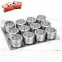 HLDWXN Spice Jars,Stainless Steel Spice Jars Storage Containers Set Spice Seasoning Boxes 12 - Piece Set Magnetic Portable Spice Tins Set,for Barbecue/Restaurant/Kitchen, etc,Kitchen Supplies HLDWXN Spice Jars,Stainless Steel Spice Jars Storage Containers Set Spice Seasoning Boxes 12 - Piece Set Magnetic Portable Spice Tins Set,for Barbecue/Restaurant/Kitchen, etc,Kitchen Supplies