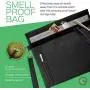 Sac Anti-Odeur Double Verrou Protection Conteneur de Stockage Résistant à l'Eau et à l'Odeur pour Herbes, Café, Thé, Huiles et Accessoires Souillés (12 x 9) Sac Anti-Odeur Double Verrou Protection Conteneur de Stockage Résistant à l'Eau et à l'Odeur pour Herbes, Café, Thé, Huiles et Accessoires Souillés (12 x 9)