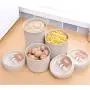 Mini Spice Jars Creative wheat straw kitchen snack storage box storage tank Mini Spice Jars Creative wheat straw kitchen snack storage box storage tank