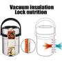 Lunch Box Food Storage Leak Proof Design Jar School Picnic Office Outdoors Stainless Steel Cans Waterproof 304 (Color : Red)