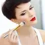 VANDER LIFE 24er Premium Kosmetik Pinsel Set für Foundation, Rouge, Concealer, Lidschatten, Tierfreundliche synthetische Fasern, Reisekosmetiktasche inklusive, Champagner