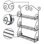 3-Tier Spice Rack Spice Jars Bottle Holder Storage Organizer goalBY Black 3-Tier Spice Rack Spice Jars Bottle Holder Storage Organizer goalBY Black