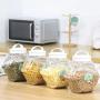 storage jar Grain container Food container Storage Box，Kitchen grain food storage box snack storage container plastic transparent sealed storage tank