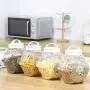 storage jar Grain container Food container Storage Box，Kitchen grain food storage box snack storage container plastic transparent sealed storage tank