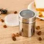 DUDDP Storage Spice lar set Stainless Steel Chocolate Shaker Powdered Sugar Sieve Cocoa Powder Filter Spice Jar Baking Tools Storage DUDDP Storage Spice lar set Stainless Steel Chocolate Shaker Powdered Sugar Sieve Cocoa Powder Filter Spice Jar Baking Tools Storage
