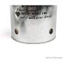 Mind Reader 3 Piece Garlic, Onion, Potatoes Metal Canister Set, Silver