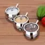 Stainless Steel Spice Jars Cans with Glass Lids for Herb Salt Pepper Spices Spice Tins Condiment Pot Storage Containers,500ml Stainless Steel Spice Jars Cans with Glass Lids for Herb Salt Pepper Spices Spice Tins Condiment Pot Storage Containers,500ml