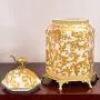 Bouteilles de conservation alimentaires sphériques étanches avec couvercles, petites contenants en céramique pour café, décoration rustique, organisation de la cuisine, rangement pour thé, biscuits, sucre, café, épices, 2L Bouteilles de conservation alimentaires sphériques étanches avec couvercles, petites contenants en céramique pour café, décoration rustique, organisation de la cuisine, rangement pour thé, biscuits, sucre, café, épices, 2L