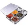 BESTONZON Stainless Steel Spice Jars Seasoning Box Jars Spice Storage Box Condiment Container with Lid (6 Compartment) BESTONZON Stainless Steel Spice Jars Seasoning Box Jars Spice Storage Box Condiment Container with Lid (6 Compartment)