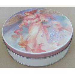 Angelic Light Tin Storage Container - Container is EMPTY