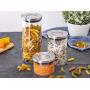 chg 3450-00 Storage Jars Trio Pura with Aroma Stopper Stainless Steel Rust-Proof