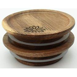 Acacia Wooden Lid for Weck and/or Oui Jars, Single, (1 Piece)