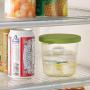 Risu Glass Pickling Pot - Round Green