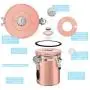 Contenant à Café Hermétique, Canette en Acier Inoxydable avec Suivi de Date, Soupape de Libération CO2 et Cuillère Doseuse - Beans et Café Moulu Frais, Thé, Farine, Céréales, Sucre, Grand 22 oz/Rose Gold Contenant à Café Hermétique, Canette en Acier Inoxydable avec Suivi de Date, Soupape de Libération CO2 et Cuillère Doseuse - Beans et Café Moulu Frais, Thé, Farine, Céréales, Sucre, Grand 22 oz/Rose Gold
