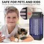 VANELC Bug Zapper, Electric Mosquito Killer Lamp, Light-Emitting Flying Insect Trap, Insect Fly Pest Attractant Trap, Effective 4200V Powered Electric Mosquito Zappers for Patio, Outdoor, Indoor VANELC Bug Zapper, Electric Mosquito Killer Lamp, Light-Emitting Flying Insect Trap, Insect Fly Pest Attractant Trap, Effective 4200V Powered Electric Mosquito Zappers for Patio, Outdoor, Indoor
