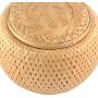 Lorchwise 2 PCS Hand Made Bamboo-Woven Storage Baskets - Mini Storage Jar M