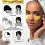 Masques Yeux Dorés 24 Carats Anti-Âge avec Acide Hyaluronique – Patches Hydratants pour Réduire les Cernes, les Cernes et les Rides. Masques Yeux Dorés 24 Carats Anti-Âge avec Acide Hyaluronique – Patches Hydratants pour Réduire les Cernes, les Cernes et les Rides.