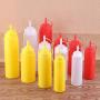 Pen Food - 8/12/16/24oz Squeeze Bottle Plastic Ketchup Mustard Bottles Multi-size Vinegar Seasoning Accessories Olive Oil Storage Jar