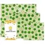 Beeswax Wraps For Food Reusable Assorted 3 Pack, Easy To Use And Clean, Eco Friendly beeswax Food Wraps - 1 Small, 1 Medium, 1 Large Beeswax Wraps For Food Reusable Assorted 3 Pack, Easy To Use And Clean, Eco Friendly beeswax Food Wraps - 1 Small, 1 Medium, 1 Large
