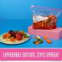 Ziploc Slider Storage Bags, Quart, 4 Pack, 40 Ct (160 Total Bags)