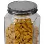 Bocal Hexagonal en Verre Home Basics avec Couvercle en Acier Inoxydable Étanche, Organisation de Cuisine, Large Bouche, Idéal pour Stocker les Aliments, les Collations et les Produits de Boulangerie, Transparent (1 pièce, Taille Moyenne (110 oz.)) Bocal Hexagonal en Verre Home Basics avec Couvercle en Acier Inoxydable Étanche, Organisation de Cuisine, Large Bouche, Idéal pour Stocker les Aliments, les Collations et les Produits de Boulangerie, Transparent (1 pièce, Taille Moyenne (110 oz.))