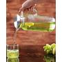Cupwind 68 oz Borosilicate Glass Hot/Cold Water Carafe Tea Pitcher with Stainless Steel Infuser Lid